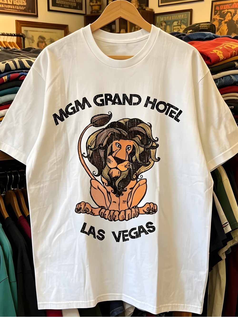 MGM Grand Hotel Promo White T-Shirt